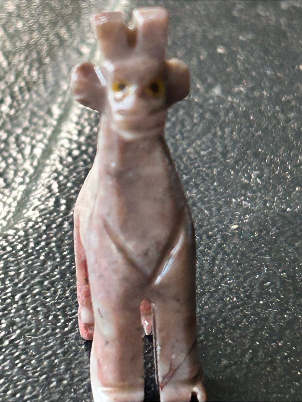 Small Pets Decorative Pink Stone Giraffe Figurine